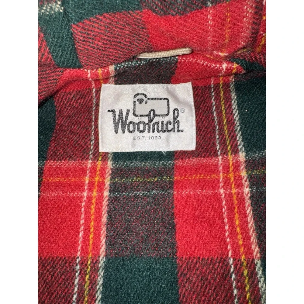 Vtg 60s Woolrich Coat Hunting Parka Men's L Wool Plaid Lined Chore Jacket USA